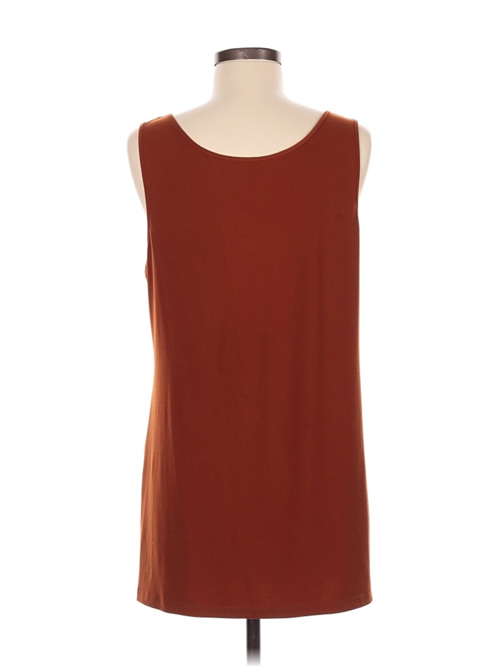 Susan Graver Weekend Essentials Cool Touch Knit Tank Top Size 2X Copper - Picture 2 of 6
